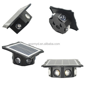 Dışında RGB LED güneş duvar bahçe lambası açık 4/5/6/8 LEDs su geçirmez ABS dekorasyon lamba IP65 pil GÜNEŞ PANELI güç veranda - Product Image 5