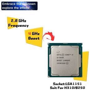 Usado funcional 6 núcleos 6 hilos 2,8 GHz Boost 4,0 GHz 65W LGA 1151 procesadores ordenador Core Gamer Gaming PC CPU I5 8400 - Product Image 3