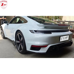 Porsche Z-ART için 2019 992 + Turbo S vücut kiti enjeksiyon PP Porsche için vücut kiti yükseltme 911 992 Turbo S Aerokit araba Styling parçaları - Product Image 6