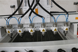 High Efficiency 3D Wood Product Manufacturing <strong>CNC</strong> <strong>Router</strong> Multi-Spindle Woodworking Machinery <strong>Rotary</strong> Device <strong>DSP</strong> Gear Motor - Product Image 3