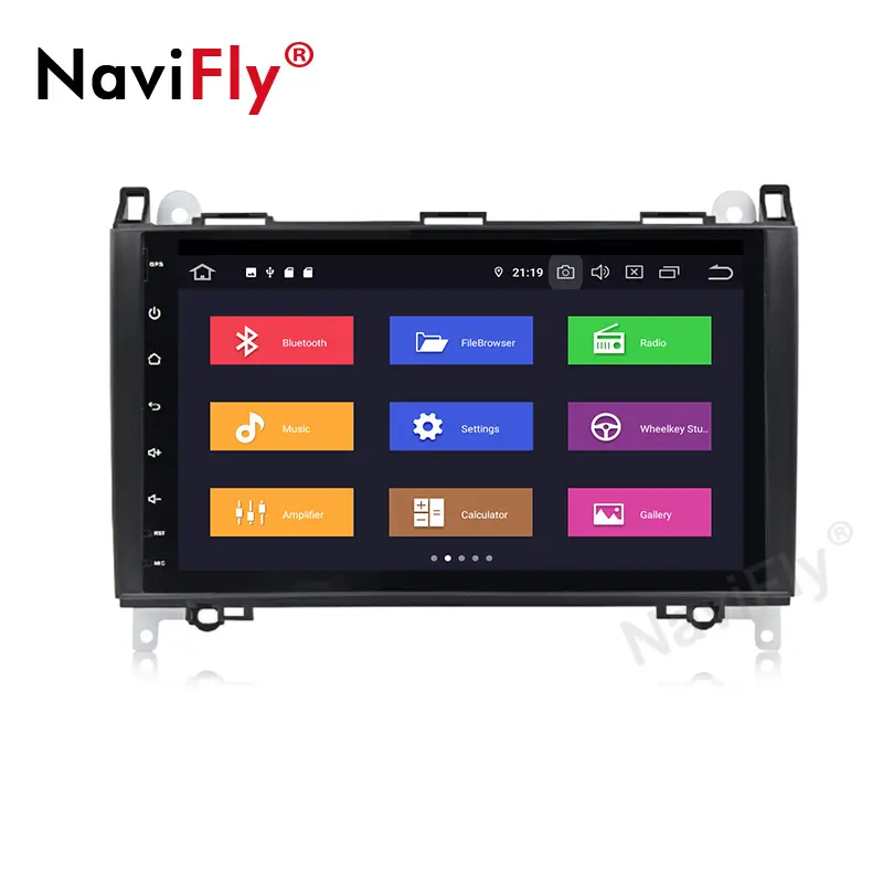 NaviFly 9 ''sistema audio per auto per Mercedes Benz B200 UNA Classe B W169 W245 Viano Vito auto lettore dvd PX6 Android 9.0 4 + 64GB GSP