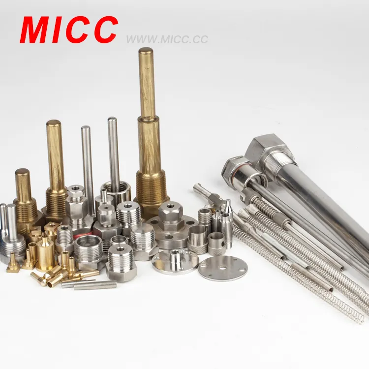 MICC عالية الكفاءة الحرارية بأمان استخدام النحاس thermowell (كامل) حماية مجسات حرارة