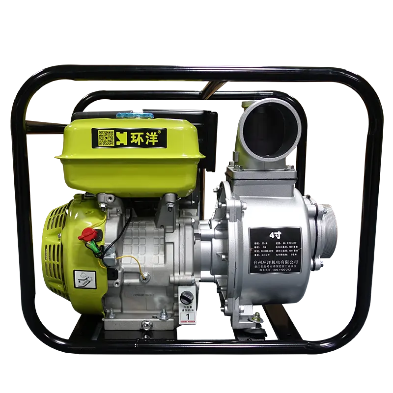 Pompa idraulica a 4 pollici portatile della benzina del motore a benzina 13hp WP100 di alto Potere di Potere per irrigazione agricola