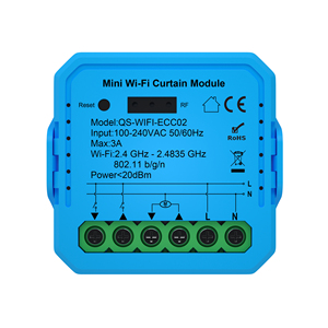 Wifi RF2.4GHzスマートカーテンスマートホームカーテンモーターオープナースイッチモジュールRFリモコン付き - Product Image 1
