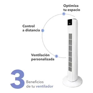 RCA RC-VT2 Tower Fan Remote <strong>Control</strong> Plastic Pedestal Box Installation Digital <strong>Computer</strong> for Household RV Outdoor Garage <strong>Use</strong>