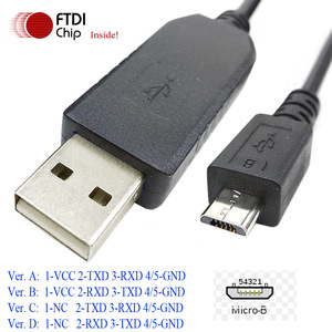 80cm USB zu Micro USB Uart TTL Kabel für WiFi Access Point Console Config Programm kabel - Product Image 2
