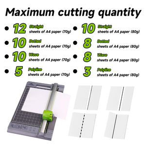 A3 A4 macchina per il taglio della carta rotativa tagliacarte arte artigianato lame foto fai da te per ufficio casa cancelleria lama - Product Image 3