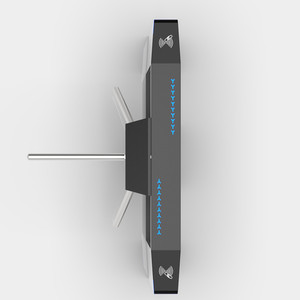 Vendita calda Semi-Auto treppiede tornelli carta lettore di impronte digitali treppiede tornello per palestra con frequenza di tempo - Product Image 4