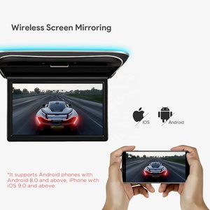 XTRONS 11.6&quot; 8 Core 32G Android <strong>LCD</strong> Monitors 1920*1080 8K Video HD-MI <strong>RCA</strong> <strong>Input</strong> Roof Car Monitor for Toyota Alphard Vellfire