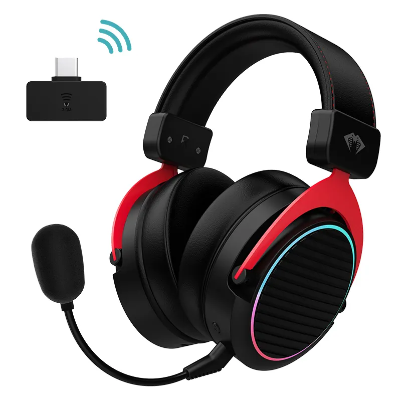 Miglior prezzo pitone FLY X2 Pro 2.4G cuffie DJ auricolare cuffie mobili cuffie microfono Wireless con asta Mic per PC