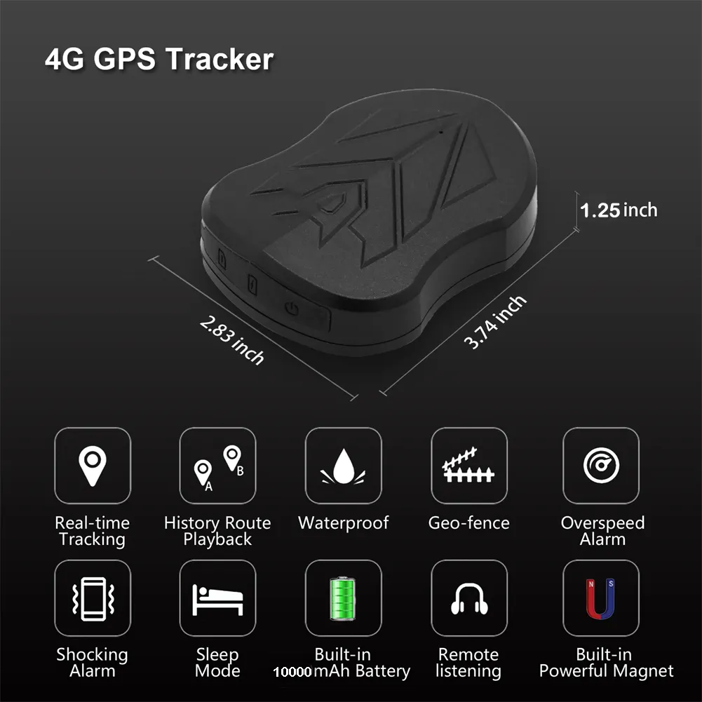 SinoTrack ST-915L เครื่องติดตามตำแหน่งแม่เหล็ก,เครื่องติดตาม GPS ในรถยนต์กันน้ำ4G