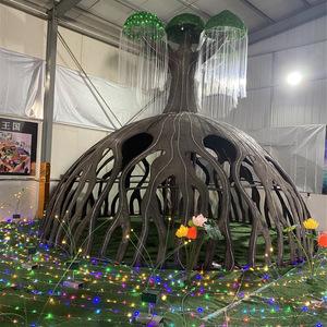 Festival di illuminazione natalizia all'aperto motivo luminoso luci albero della vita luci puntelli interattivi in vendita