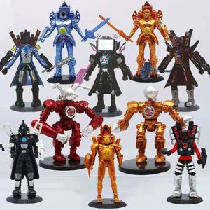 Titan PVC Mô hình đồ chơi âm thanh người đàn ông nhà vệ sinh màn hình điện khoan đồng hồ phiên bản cơ khí Búp bê đồ trang trí điều kiện mới - Product Image 1