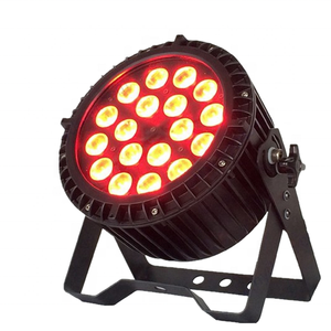 18X18W Ledパーライト6IN1RGBWA UV Ledパーライトステージショーライト用