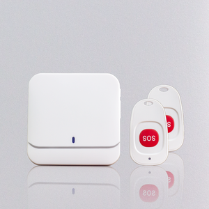 2 transmisor 1 receptor Audio inalámbrico Doorphone SOS Caller Funciones de cuidado de ancianos Sistema de seguridad para el hogar Botón de cordón Intercomunicador - Product Image 1
