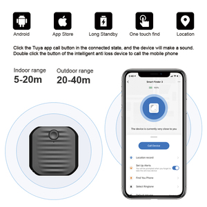 One-click Search Lost Alarm Smart Find My <strong>App</strong> Tag Locator Key Finder Waterproof Child Bag Wallet Tag for <strong>Ios</strong> Apple Bluetooth - Product Image 5