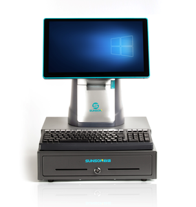 Alles in einer Kassierer kasse mit Thermopapier 57mm Abrechnung maschine 15-Zoll-Pos-Systemmaschine mit Pos-Programm - Product Image 2