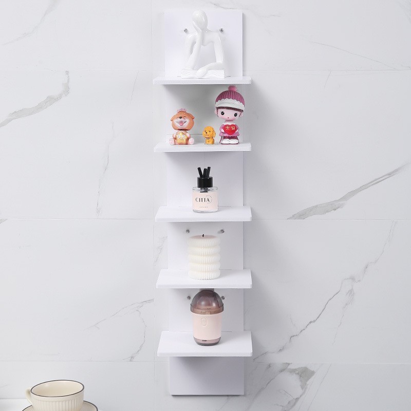 Five-layer floating frame, white