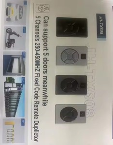 5 Kanäle Festcode-Ferns ender 250-450MHz Remote-Duplikator-Unterstützung 5 Türen Inzwischen fester Code-Steuersc halter - Product Image 5