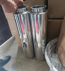 สุขาภิบาลสแตนเลส 3 "X 48" Tri clamp Jacketed Spool พร้อม (2) 3/<span class=keywords><strong>8</strong></span> "<span class=keywords><strong>FNPT</strong></span> พอร์ต