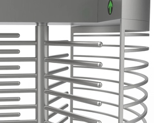 Cancello di sicurezza girevole a singola corsia per controllo di accesso a tutta altezza con riconoscimento automatico di carta d'identità tornelli categoria di prodotto - Product Image 2