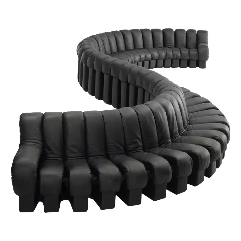 İtalyan tarzı kanepe Set mobilya kumaş deri ücretsiz kombinasyonu modüler kesit kanepe