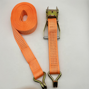 Vrachtwagenvervoer zware 2 inch laadriem với J haak ratel vastgebonden Riem - Product Image 1