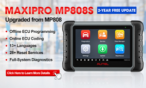 Autel MaxiPRO MP808S Bidirektion ales Scan-Tool mit ECU-Codierung Aktiver Test 30 Service funktionen Aktualisiert von MP808/ MP808BT/ MK808 - Product Image 2