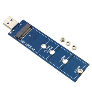 M.2ใหม่เป็น USB อะแดปเตอร์5Gbps M.2คีย์ SSD USB 3.0เป็น2280 M2 NGFF SSD ไดรฟ์อะแดปเตอร์แปลงการ์ดรีดเดอร์ SSD - Product Image 2