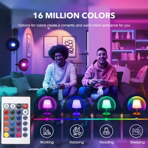 Alexa Google Wifi akıllı ampul uzaktan kumanda 5w E27 LED Tuya akıllı ampul RGB ev ses kontrolü 110-240v PC AC 90 80 GRACE G45 400 - Product Image 5