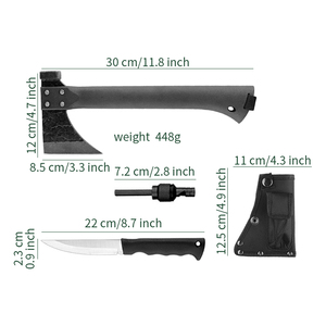 Nhà Máy Bán buôn Chất lượng cao thép carbon cao PP xử lý công cụ đa chức năng rìu ngoài trời lính cứu hỏa cắm trại thép carbon Rìu - Product Image 2