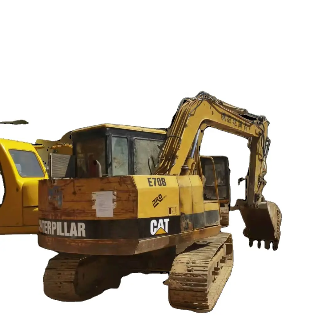 Second hand cat E70B Excavator, used caterpillar E70B E120 E200 Crawler Excavator Orginal Condition