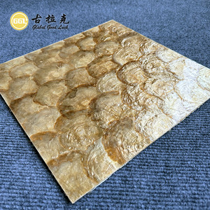 Đẹp vàng hình vuông capiz vỏ Gạch Mosaic cho thiết kế nội thất phòng nền tường trang trí - Product Image 6