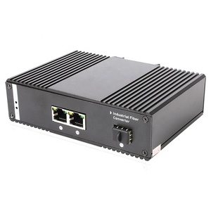 10/100/000Mbps 2-Port PoE mit 1 Gigabit RJ45 UP Link und 1Gb Glasfaser SFP Netzwerk PoE Switch für CCTV IP Kamera - Product Image 1