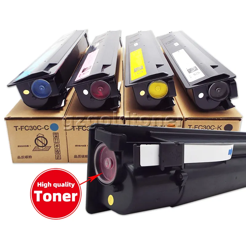 Uyumlu T-FC30 japonya yüksek kaliteli Toner kartuşu TOSHIBA e-studio 2050c 2051c 2550c 2551c renkli fotokopi