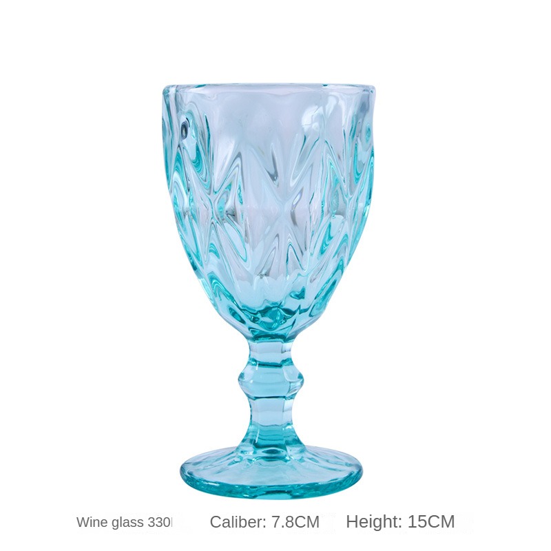 Sky blue shot glass