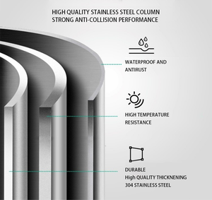 מחיר המפעל תאורה בטיחות bollard חשמלי הידראולי אוטומטי עולה כביש חוסם מערכת חניה הידראולי - Product Image 3