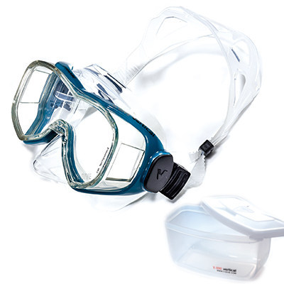 silver blue frame