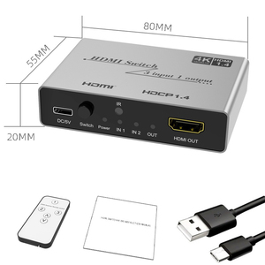 Yunzuo Factory 3D 1080P <strong>Hdmi</strong> <strong>Switch</strong> 3 <strong>Input</strong> <strong>1</strong> <strong>Output</strong> 4K@60Hz 3X1 <strong>Hdmi</strong> <strong>Switch</strong> 3 in 1Out With Audio - Product Image 5