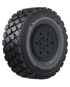 ยาง395/85R20ทรงสามเหลี่ยมใหม่ยางตันสำหรับยานพาหนะพิเศษที่ผ่านการรับรองด้วยจุดและ ECE สำหรับรถบรรทุก