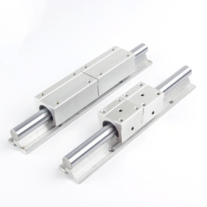 Rodamiento lineal redondo de aluminio CNC, riel de guía SBR12 con bloque de deslizamiento lineal SBR12UU SBR12LUU - Product Image 5