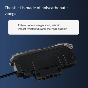 Amplificador de fibra de doble pantalla, interruptor fotoeléctrico de ángulo recto reflectante difuso de haz opuesto, sensor de fibra óptica de alta velocidad - Product Image 3