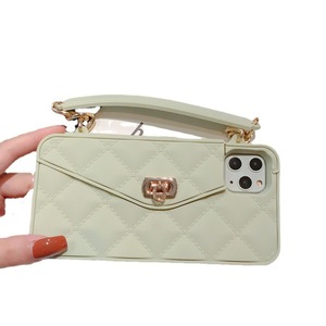Small Fragrant <strong>Style</strong> Silicone Handbag Mobile Phone Case for <strong>Apple</strong> 15 Pro for Samsung for iPhone 13 14Pro with Electroplate Craft - Product Image 5