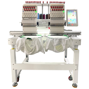 Double Heads 9/12/15 Needles <strong>Computer</strong> 400*450mm Flat Embroidery Machinehat Embroidery <strong>Machine</strong> Sewing Embroidery <strong>Machine</strong> - Product Image 2