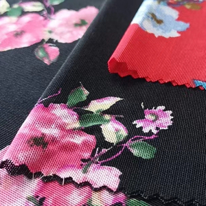 Chất lượng cao Poly lưới in 150Gsm dệt kim Polyester/bông vải cho hàng may mặc - Product Image 4