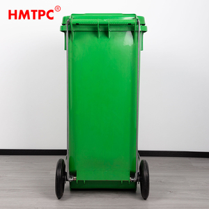 120L 32Gal HDPE de alta calidad con pedal extraíble Contenedor de basura de plástico para exteriores Papelera de clasificación Papelera de calle - Product Image 2