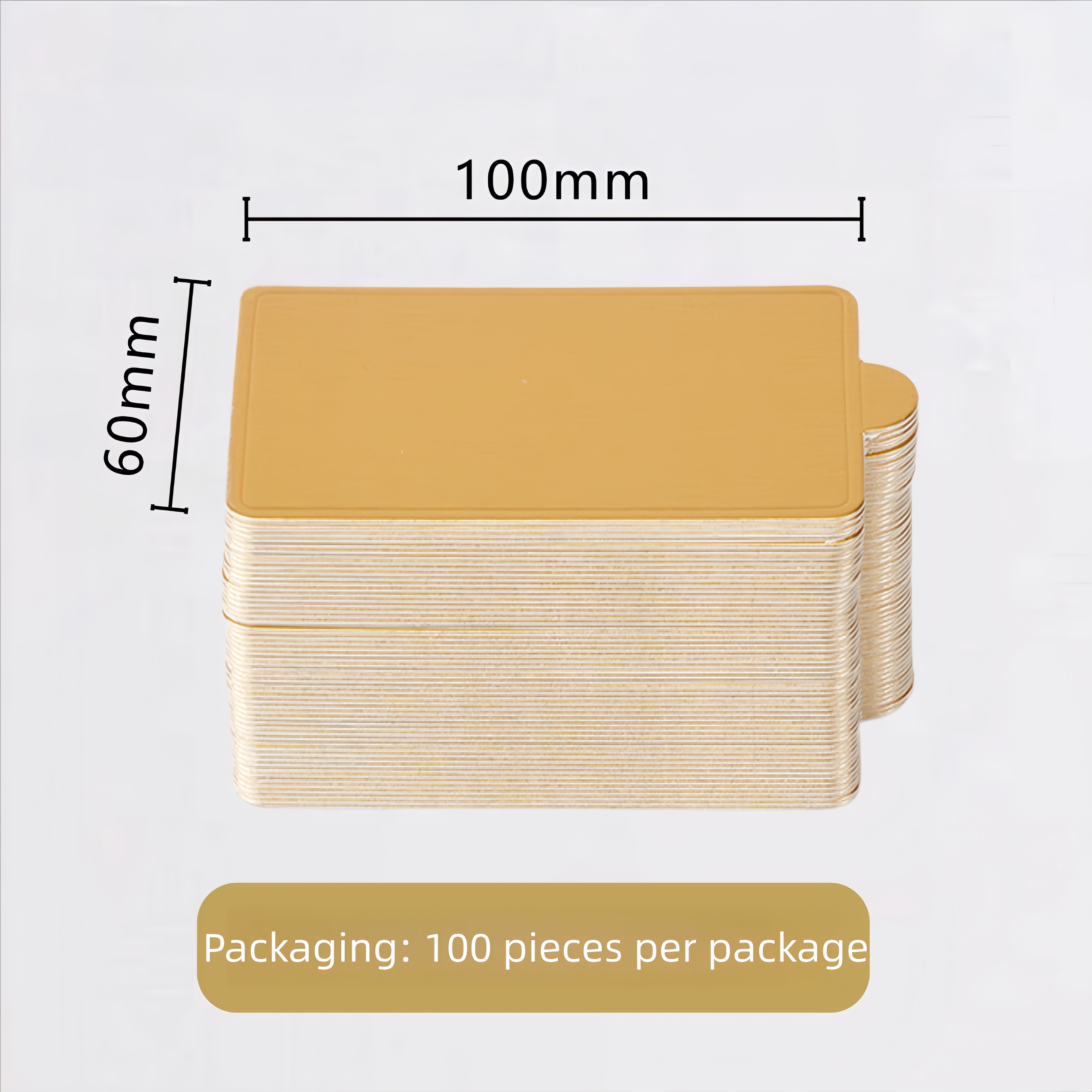 Large rectangle: 100*60mm