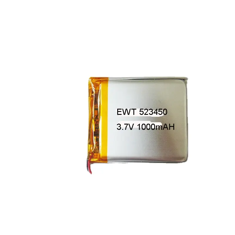 Lipo 523450 1000mAh 3.7v /7.4v de iões de lítio recarregável bateria de polímero de li para o instrumento médico GPS DVD jogador brinquedo elétrico