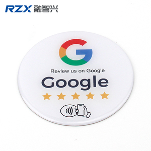 NFC tag 213 Pre codifica URL stampa codice QR recensione Google NFC RFID carta adesivo epossidico per google revisione Social Media - Product Image 2