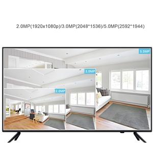 5MP CCTV-Überwachungs kamerasystem mit 4CH IP-Kamera Gesichts erkennung Poe NVR Monitoring Kit